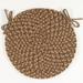 Rhody Rug CD36A015X015 15 in. Camden Shades of Brown Chair Pad