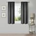 Superior Solid Blackout Curtain Set of 4 26 x 63 Grey