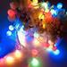 Travelwant Globe String Lights Fairy String Lights Plug in Indoor String Lights for Bedroom Classroom Outdoor String Lights for Patio Garden Party