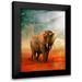 Babette 19x24 Black Modern Framed Museum Art Print Titled - The Elephant Ricardo 5