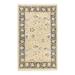 Hand-Knotted Wool Oriental Traditional Ivory Area Rug 3 3 x 5 2