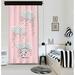 3S Brother s Downpour Panda Pink 100% Blackout Curtains for Kids Bedroom Thermal Insulated Noise Reducing Home DÃ©cor Printed Window Curtains Single Curtain Panel - Made in Turkey (52 Wx120 L)