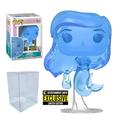 Ariel (Blue Translucent) EE Exclusive Funko Pop with Protector Bundle - Includes Ariel (Blue Translucent) EE Exclusive #563 Vinyl Figure with Blue Salamander Emporium Plastic Protector Case