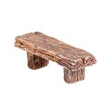 Yoone Micro Landscape Romantic Craft Resin Double Stool Bench Garden Figurine Decor