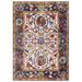 Ergode Entourage Samira Distressed Vintage Floral Persian Medallion 5x8 Area Rug - Multicolored