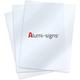 Alumi-signs 2 x Anti-Glare Replacement Covers, for Aluminium Snap Frames and Aluminium A-Board Pavement Signs, UV-Resistant Poster Cover Sheets for easy poster/graphic change (30" X 40")