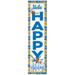 UCLA Bruins 12'' x 48'' Happy Holidays Outdoor Leaner