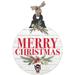 NC State Wolfpack 20'' x 24'' Merry Christmas Ornament Sign