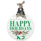 North Dakota 20'' x 24'' Happy Holidays Ornament Sign