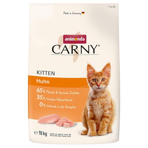 10kg animonda Carny Kitten Huhn Katzenfutter trocken