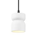 Justice Design Group Radiance 3 Inch Mini Pendant - CER-6500-HMCP-ABRS-WTCD