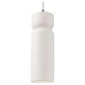 Justice Design Group Radiance 3 Inch Mini Pendant - CER-6510-ANTG-MBLK-BKCD