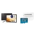 Samsung Galaxy Tab S8, 11 Zoll, 128 GB interner Speicher, 8 GB RAM & EVO Select 512GB microSDXC UHS-I U3 130MB/s Full HD & 4K UHD Speicherkarte inkl. SD-Adapter (MB-ME512KA/EU) Blau