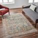 Crescentia 6'7" x 9'6" Traditional Light Sage/Tan/Dark Blue/Mustard/Brick Red/Olive/Sage/Burgundy Area Rug - Hauteloom