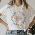 T-shirt à manches courtes imprimé pour femmes t-shirts en molleton pour femmes chemise avec