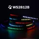 Bande lumineuse RGB LED DC 5V 5050 (ws2812b) 50cm 1m-5m 30 diodes/m 60 diodes/m 144 diodes/m