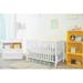 Harriet Bee Deering Convertible Standard Nursery Furniture Set Wood in Gray/White/Brown | Wayfair 009W+008W