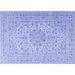 Indigo 120 x 96 x 0.35 in Area Rug - Alcott Hill® Jerad Oriental Machine Woven Wool/Area Rug in Purple /Wool | 120 H x 96 W x 0.35 D in | Wayfair