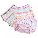 Eleanos 6PCS/SET Kids Girls Underwear Cotton Briefs Panties Knickers Boyshort Size 0-7T