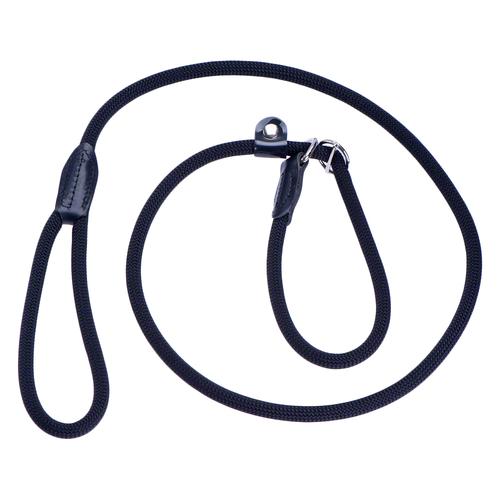 HUNTER Retriever-Leine Freestyle 170cm in schwarz mit Halsband