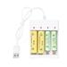 Topumt Battery Charger for Rechargeable Batteries Rechargeable AA/AAA Batteries with 4/3 Slots Smart Charger