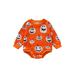 Halloween Baby Girl Boy Sweatshirt Romper Oversized Pumpkin Onesie Jumpsuit Newborn Infant Halloween Clothes