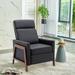 Latitude Run® 29 Inch Wide Manual Standard Recliner Club Recliner Faux Leather/Water Resistant in Brown | 41 H x 29 W x 34 D in | Wayfair