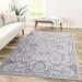 Gray 96 x 26 x 1.8 in Area Rug - Charlton Home® Besma Oriental Machine Braided Indoor/Outdoor Area Rug in/Silver | 96 H x 26 W x 1.8 D in | Wayfair