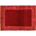 White 36 x 24 x 0.35 in Area Rug - Foundry Select Chloe-Mai Machine Woven Wool/Area Rug in Red Polyester/Wool | 36 H x 24 W x 0.35 D in | Wayfair