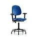 Inbox Zero Task Chair, Steel in Blue/Gray | 36 H x 27 W x 25 D in | Wayfair 892E02FA4F094CCDACAA453A46D09E67