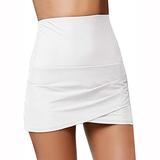 Tennis Skirt Women Bikini Bottom Tankini Swim Skirt Short Hulip Hem Beach Skrit