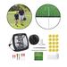 Folding Golf Chipping Net Putting Mat Rubber Tee Holder Practice with Balls Swing Equipment for Backyard Home