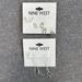 Nine West Jewelry | Nine West Silver Tone Angular Link Chain Threader Earrings & 3 Pair Bundle | Color: Silver | Size: Os