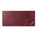 Dacasso Bonded Leather Desk Pad Faux Leather in Red/White | 36 H x 17 W x 0.08 D in | Wayfair P5249