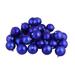 Northlight Seasonal Shatterproof Matte Christmas Ball Ornament Plastic in Blue | Wayfair 31754345