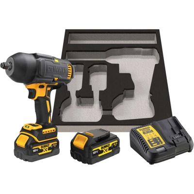 Dewalt - Werkzeuge - 18V Akku-Schlagschrauber, 2x 5,0 Ah XR-Akkus, Gummihülle, Ladegerät DCF900P2G