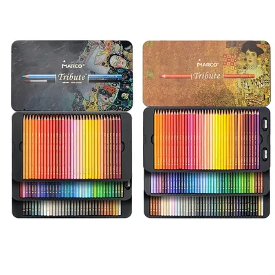 Marco Tribute-Crayons à croquis à noyau souple ensemble de dessin à l'huile fournitures d'art de