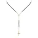 Chapelet Catholique en Acier Inoxydable avec Perles en Forme de JOY Pendentif en Croix Bijoux