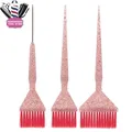 1pcs flash rose brosse de coloration de cheveux professionnel coiffeur coloration cheveux peigne de