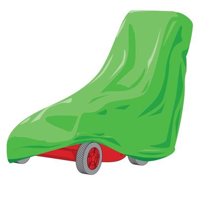 Weatherproof Lawn Mower Slip On Cover - 13.500 x 8.500 x 4.000