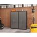 Wade Logan® Aseem Storage Cabinet Set Manufactured Wood in Gray/Black | 73.43 H x 70.86 W x 17.72 D in | Wayfair 6077A7B90BB84579B3CF80E9A4BE9E98