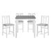 Sandale Wood 5-Piece Counter Height Dining Set