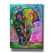 Epic Graffiti Indian Elephant by Dean Russo Canvas Wall Art 40 x54