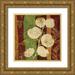 Stimson Diane 20x20 Gold Ornate Wood Framed with Double Matting Museum Art Print Titled - Spice Leaf 2