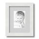 ArtToFrames 8x10 Matted Picture Frame with 4x6 Single Mat Photo Opening Framed in 1.25 Satin White Frame and 2 Candlewick Mat (FWM-3966-8x10)