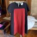 Kate Spade Dresses | Kate Spade Colorblock Pocketed Dress. Worn Once. Retail 495 | Color: Black/Red | Size: 2