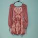 Free People Dresses | Free People Oksana Mini Dress | Color: Cream/Pink | Size: 2