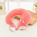 Clearance! Pgeraug Pillow Cover U-Shaped Sleeper Cartoon Animal Shape Cute U-Shaped Pillow Protect The Cervical Spine Pillow Pillow Case Red