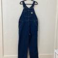 Carhartt Jeans | Carhartt Denim Overalls Carpenter Pockets Straight Leg Bibs Men Size 38 X 32 Euc | Color: Blue | Size: 38