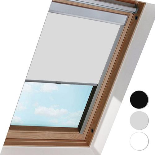 Randaco Verdunkelungsrollo Dachfensterrollo Dachfenster Sonnenschutz 100% Verdunkelung Thermorollo